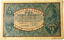 1920 1/2 Pół Marki Polskiej