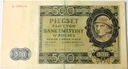 1940 500 zł Pięćset Złotych seria A Góral