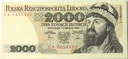 1982 2000 zł, złotych Mieszko I, seria CA