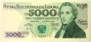 1982 5000 zł złotych Chopin seria CG