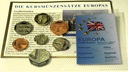 Anglia Wielka Brytania UK 2008-2010 7 monet funt pensy blister zestaw