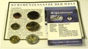 Argentyna 1998-2010 6 monet centavos peso blister zestaw