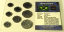 Brazylia 1986-1987 8 monet centavos cruzados blister zestaw