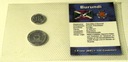 Burundi 1980-1993 2 monety franki blister zestaw