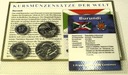 Burundi 1980-2011 4 monety franki blister zestaw