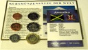 Jamajka 1995-2003 6 monet dolarów centów blister zestaw