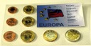 Liechtenstein 2004 PRÓBA 8 monet (euro) blister zestaw