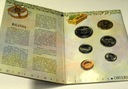 Malezja 1990 6 monet ringgit sen blister zestaw