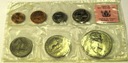 Nowa Zelandia 1967 7 monet centy dolar blister zestaw