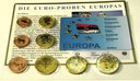 Serbia 2006 PRÓBA 8 monet (euro) blister zestaw