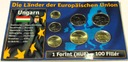 Węgry 1998-2007 7 monet forintów forint blister zestaw