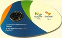 Brazylia 1 real 2015 Football Olimpiada Rio 2016 blister