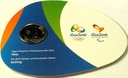 Brazylia 1 real 2015 Sailing Olimpiada Rio 2016 blister