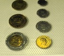 Urugwaj 1994-2003 7 monet pesos blister zestaw
