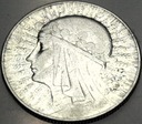 5 zł złotych 1934 Głowa Kobiety Polonia SREBRO