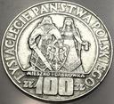 100 zł złotych 1966 Mieszko Dąbrówka Tysiąclecie Państwa Polskiego SREBRO