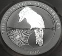 Australia 1 dolar 2008 Kookaburra Kukabura uncja 1 oz SREBRO