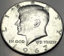USA 1/2 dolara Half Dollar 1967 Kennedy JFK Liberty SREBRO