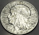 5 zł złotych 1933 Głowa Kobiety Polonia SREBRO