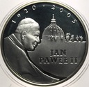 10 zł złotych 2005 Jan Paweł II 1920 2005 SREBRO