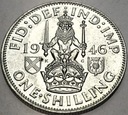 Anglia UK 1 szyling shilling 1946 Jerzy VI George SREBRO