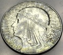 10 zł złotych 1932 Głowa Kobiety Polonia SREBRO