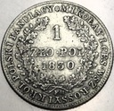 Królestwo Polskie 1 zł złoty polski 1830 FH SREBRO