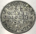 Niemcy Anhalt 2,5 grosza 1/12 talara 1856 SREBRO