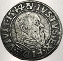 Prusy Książęce grosz 1544 Albert Hohenzollern SREBRO