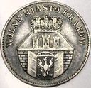 Wolne Miasto Kraków 1 zł złoty 1835 SREBRO