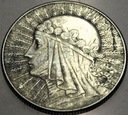 5 zł złotych 1932 Głowa Kobiety Polonia SREBRO