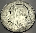 5 zł złotych 1934 Głowa Kobiety Polonia SREBRO