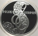 10 zł złotych 2010 Polski Sierpień 1980 SREBRO