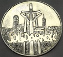 100000 zł złotych 1990 Solidarność TYP A uncja 1 oz SREBRO