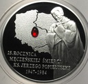 10 zł złotych 2009 Ksiądz Jerzy Popiełuszko SREBRO