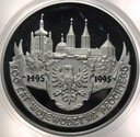 20 zł złotych 1995 500 lat Województwa Płockiego SREBRO