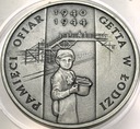 20 zł złotych 2004 GETTO Pamięci ofiar Getta w Łodzi SREBRO