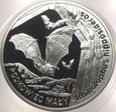 20 zł złotych 2010 Podkowiec Mały nietoperz SREBRO