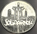 100000 zł złotych 1990 Solidarność TYP A uncja 1 oz SREBRO