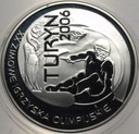 10 zł złotych 2006 Turyn Igrzyska Olimpiada Snowboard SREBRO