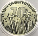 10 zł złotych 2010 Katyń 70 rocznica Zbrodni Katyńskiej SREBRO