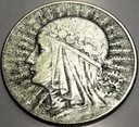 5 zł złotych 1934 Głowa Kobiety Polonia SREBRO