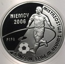 10 zł złotych 2006 Niemcy Mistrzostwa Świata FIFA HOLOGRAM SREBRO