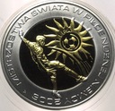 10 zł złotych 2006 Niemcy Mistrzostwa Świata FIFA platerowana AU SREBRO