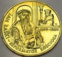 2 zł złote 1999 Jan Łaski Reformator Kościoła