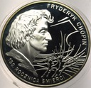 10 zł złotych 1999 Fryderyk Chopin Szopen SREBRO