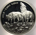 20 zł złotych 1999 Wilk Wilki SREBRO