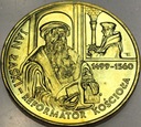 2 zł złote 1999 Jan Łaski Reformator Kościoła