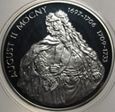 10 zł złotych 2005 August II Mocny PÓŁPOSTAĆ SREBRO