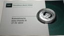 10 zł złotych 2014 Kanonizacja Jana Pawła II SREBRO